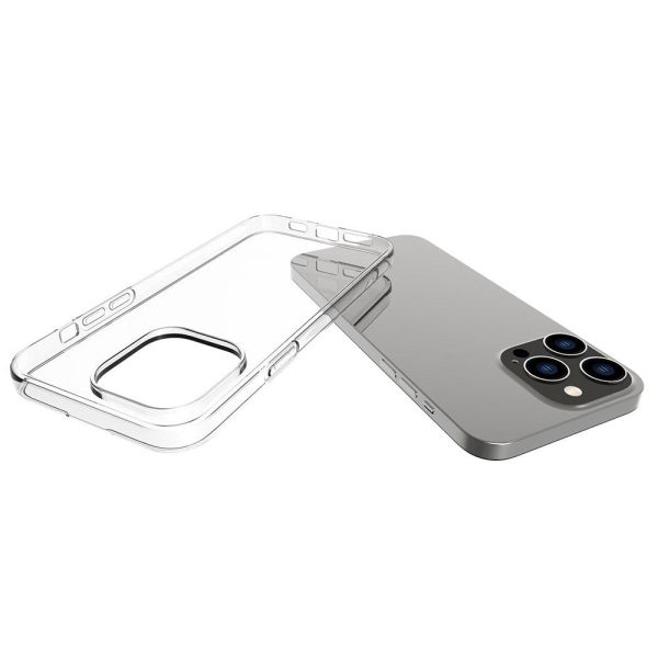 iPhone 14 Pro Max Ultra Thin Fleksibel Plastik Cover - Gennemsigtig Online Sale