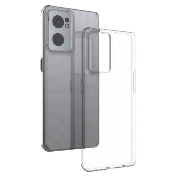 OnePlus Nord CE 2 (5G) Fleksibelt Plastik Cover - Gennemsigtig For Sale