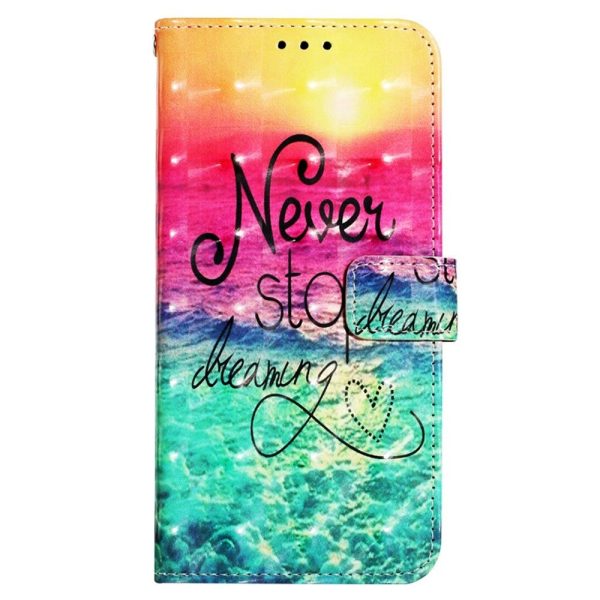 iPhone SE (2022   2020)   8   7 Læder Flip Cover m. Motiv, Pung & Strop - Never Stop Dreaming Cheap