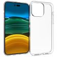 iPhone 14 Pro Max Ultra Thin Fleksibel Plastik Cover - Gennemsigtig Online Sale