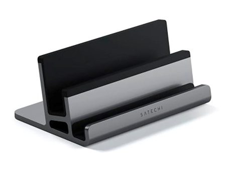 Satechi Aluminium Dual Vertical Laptop Stand (ST-ADVSM) - Grå Supply