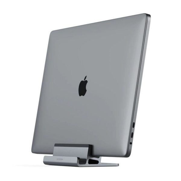 Satechi Aluminium Dual Vertical Laptop Stand (ST-ADVSM) - Grå Supply