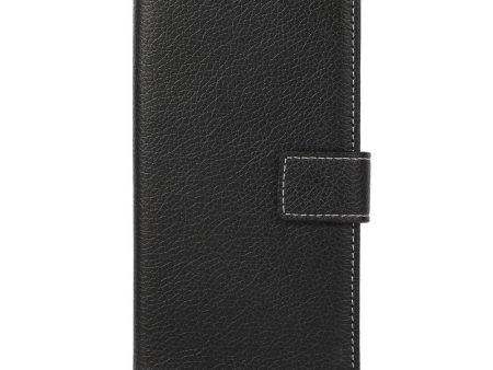 OnePlus Nord CE 2 Lite (5G) Litchi Læder Cover m. Kortholder - Sort Fashion