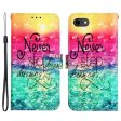 iPhone SE (2022   2020)   8   7 Læder Flip Cover m. Motiv, Pung & Strop - Never Stop Dreaming Cheap