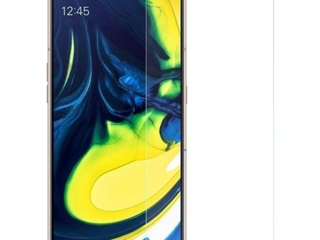 Samsung Galaxy A80 Arc Edge Hærdet Glas Skærmbeskyttelse 0.3mm - Gennemsigtig Fashion