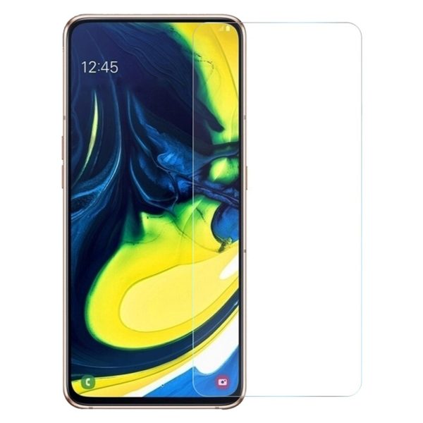 Samsung Galaxy A80 Arc Edge Hærdet Glas Skærmbeskyttelse 0.3mm - Gennemsigtig Fashion