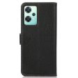 OnePlus Nord CE 2 Lite (5G) Litchi Læder Cover m. Kortholder - Sort Fashion