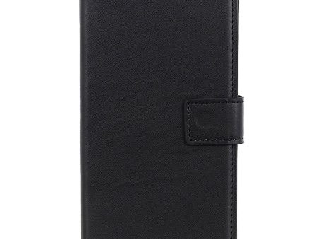 iPhone 14 Plus Læder Cover m. Pung  - Sort For Discount