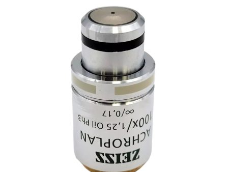 Zeiss Microscope Objective Achroplan 100x 1.25 Oil Ph3 Phase Contrast 440081 Online Sale