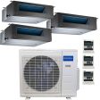 30k BTU 22.5 SEER MrCool Olympus Ductless Heat Pump Split System - 3 Zone Concealed Duct - 9k+9k+12k on Sale