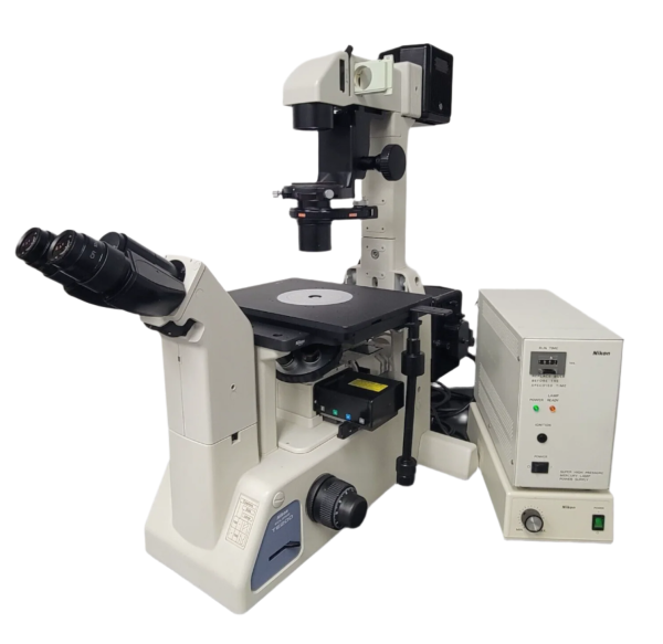 Nikon Microscope Eclipse TE200 with Phase Contrast & Fluorescence Hot on Sale