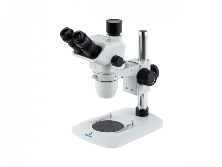 Accu-Scope 3075 Binocular Zoom Stereo Microscope on Pole Stand Fashion