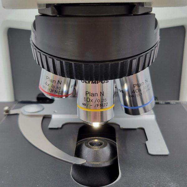 Olympus Microscope BX43 with Fixed Binocular Head and 100x Online Sale