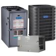 4 Ton 14.5 SEER 90k BTU 95% AFUE Variable Speed MrCool Signature Central Heat Pump & Gas Split System - Horizontal Cheap