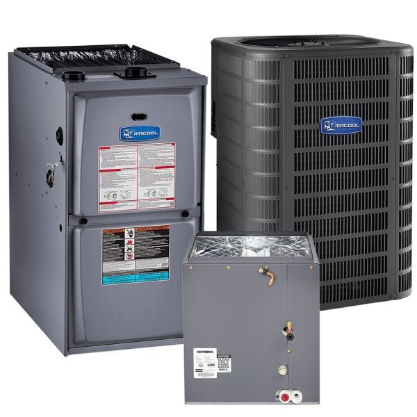 4 Ton 15.10 SEER 90k BTU 95% AFUE Variable Speed MrCool Signature Central Heat Pump & Gas Split System - Upflow Discount