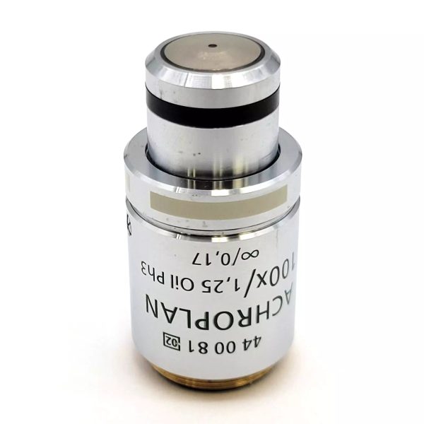 Zeiss Microscope Objective Achroplan 100x 1.25 Oil Ph3 Phase Contrast 440081 Online Sale