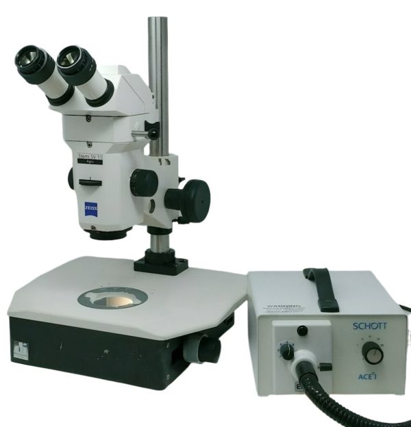 Zeiss Microscope Stemi SV 11 Apo with Transmitted Light Stand For Discount