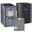 4 Ton 15.10 SEER 110k BTU 95% AFUE Variable Speed MrCool Signature Central Heat Pump & Gas Split System - Upflow on Sale