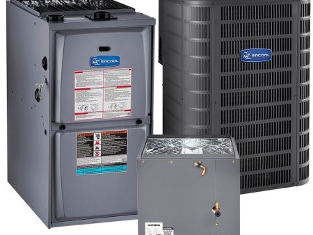 4 Ton 15.10 SEER 110k BTU 95% AFUE Variable Speed MrCool Signature Central Heat Pump & Gas Split System - Upflow on Sale