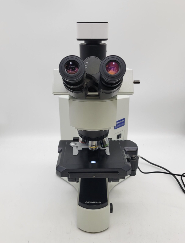 Olympus Microscope BX41M-LED Mettalurgical with Trinocular Head and Camera Online