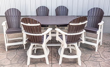 DISPLAY Furniture - Adirondack Bar Set (Display Model Sale - Take Order Only) Online now