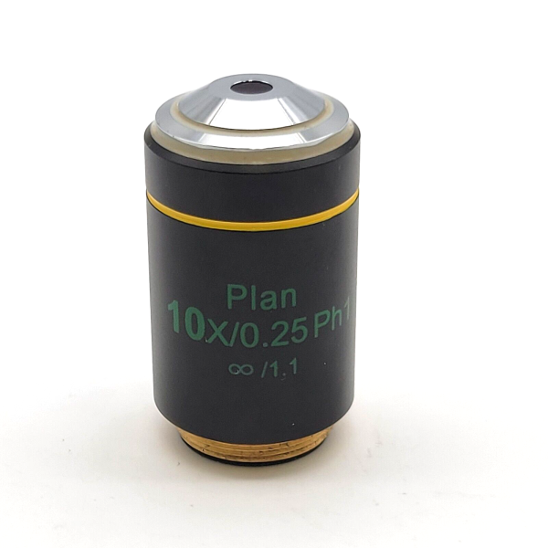 Motic Microscope Objective Plan 10x Ph1 ∞ 1.1 Phase Contrast For Sale