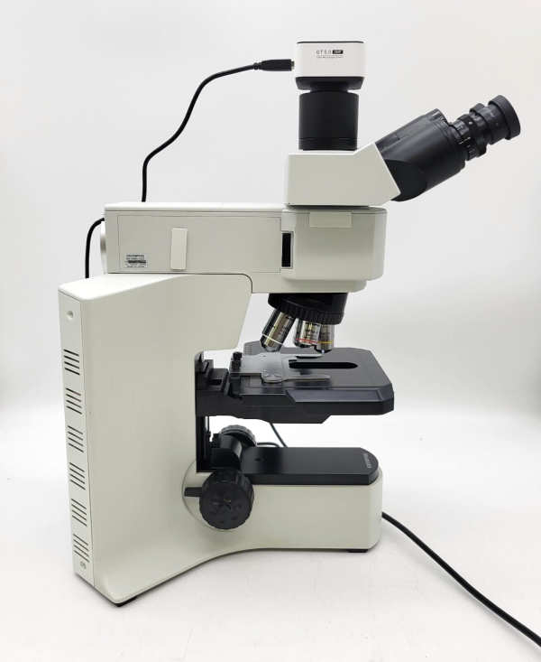 Olympus Microscope BX41M-LED Mettalurgical with Trinocular Head and Camera Online