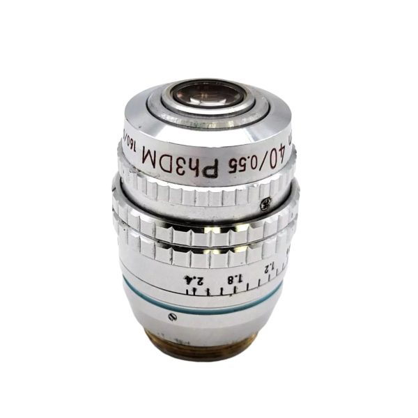 Nikon Microscope Objective Plan 40x PH3 DM ELWD 160 0-2.5 Phase Contrast Online Sale