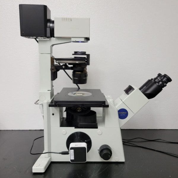 Olympus Microscope IX71 with HMC Hoffman Modulation Contrast For Sale