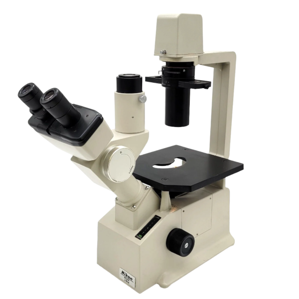 Nikon Microscope Inverted TMS Phase Contrast Tissue Culture with Trinocular Head Sale