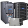 4 Ton 14.5 SEER 110k BTU 80% AFUE Variable Speed MrCool Signature Central Heat Pump & Gas Split System - Horizontal Sale