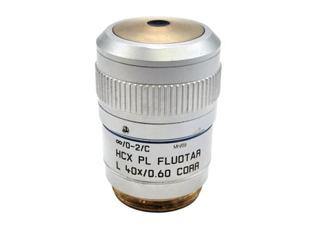 Leica Microscope Objective HCX PL Fluotar L 40x ∞ 0-2 C 506201 For Discount