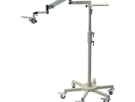 Accu-Scope Rolling Floor Stand W  Articulating Arm Fashion