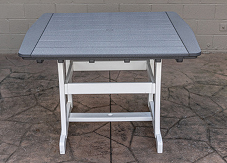 DISPLAY Furniture - 4 x4  Adirondack Counter Height Table w Umbrella Hole (Display Model Sale - Take Order Only) Cheap