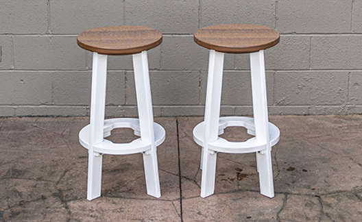 DISPLAY Furniture - Adirondack Barstools (Display Model Sale - Take Order Only) Online Hot Sale