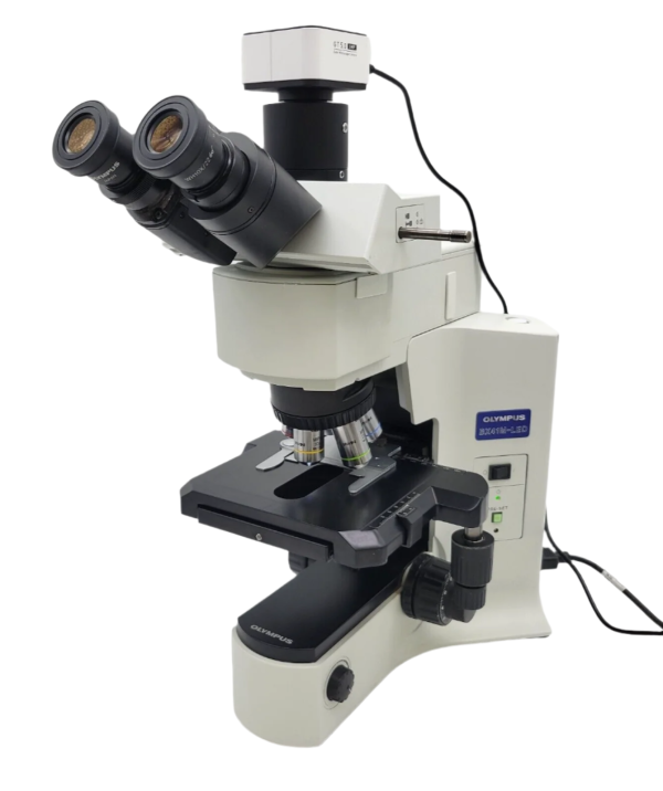 Olympus Microscope BX41M-LED Mettalurgical with Trinocular Head and Camera Online