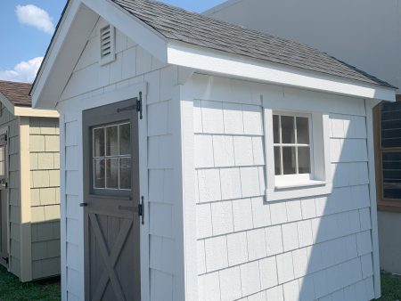 SALE - Structure #24-2490WC - 6 x8  Garden Shed w LP Cedar Impressions Exterior Online Hot Sale