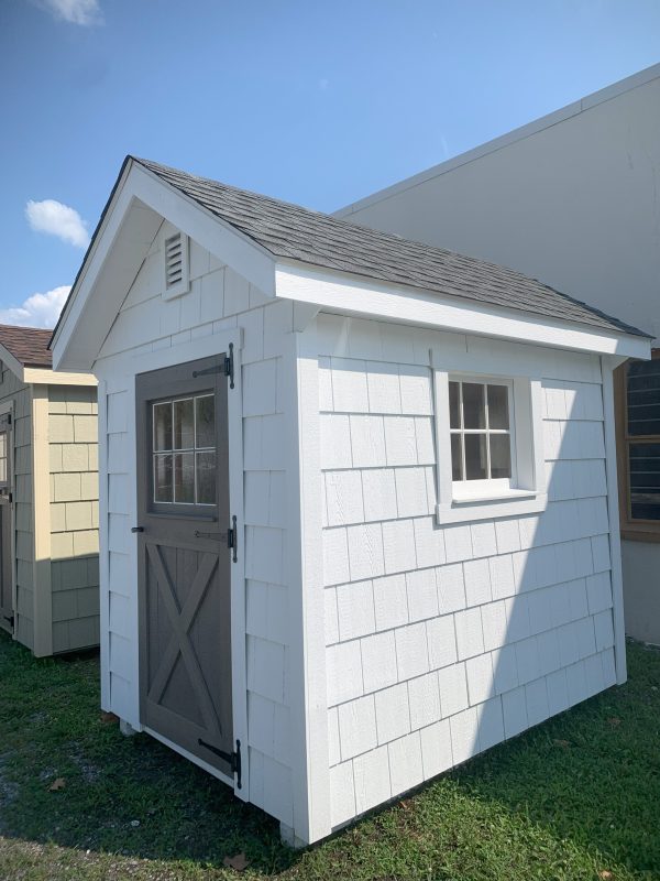 SALE - Structure #24-2490WC - 6 x8  Garden Shed w LP Cedar Impressions Exterior Online Hot Sale