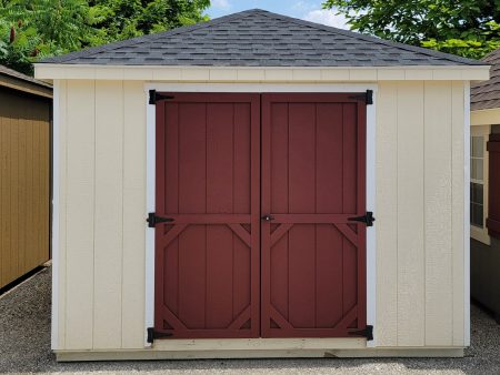 SOLD - Structure RGS2408KOP - 10 x10   Hip-Style Roof Shed with Tech Shield Online Hot Sale