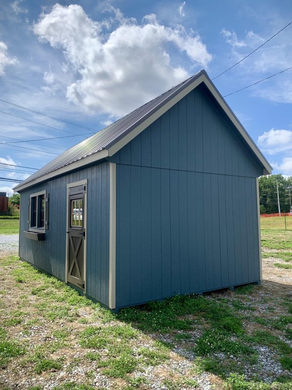 SALE - Structure #24-2518WC - 12 x24  New England Barn with Smart-Tec Exterior For Discount