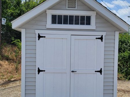 SALE - Structure 2349KOP - 8x12 Garden Shed with Vinyl Siding & MiraTEC Trim Online now