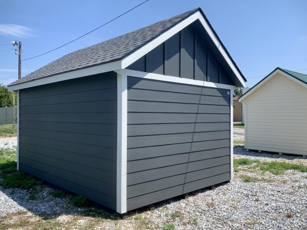 SALE - Structure #24-2516WC - 10 x1 4 Garden Shed w 7  Hardie Plank Siding Fashion