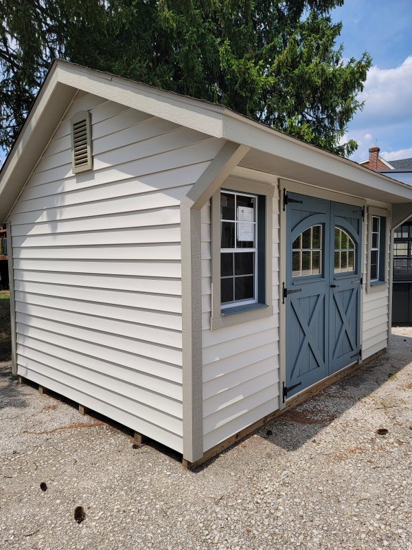 SALE - Structure 2422KOP - 10x14 Garden Quaker Shed with 5  Vinyl Siding Online Hot Sale