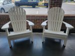 Furniture - White Poly Folding Adirondack Chairs Online