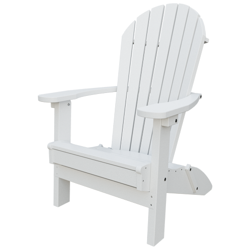 Furniture - White Poly Folding Adirondack Chairs Online