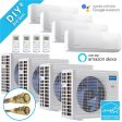 MrCool DIY Whole Home 4 Room Ductless Mini Split Bundle Fashion