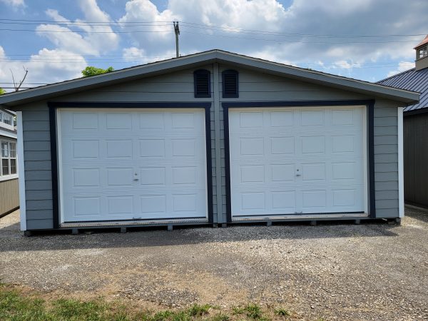 SALE - Structure 2248KOP - 24x20 Double Wide Garage with SmartTec Exterior For Sale