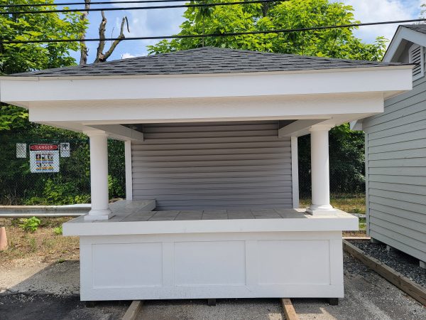 SALE - Structure 2413KOP - 6x10  Bel Air  Pool Bar with Hip Roof and Vinyl Siding Online