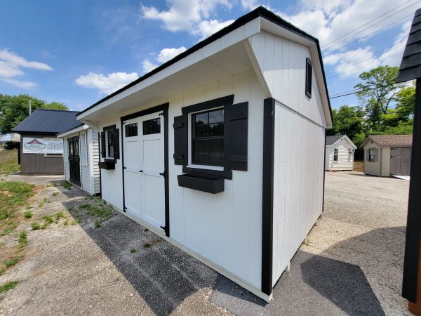 SALE - Structure 2431KOP - 10x16 Quaker Shed with Smart Tec Siding Cheap