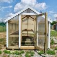 SHOWROOM Model #2509WC - 8x12 A-Frame Greenhouse w MiraTEC Trim Online Sale